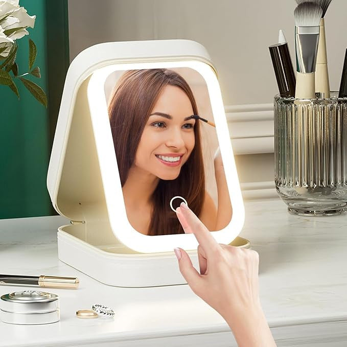 LED Makeup Mirror Case