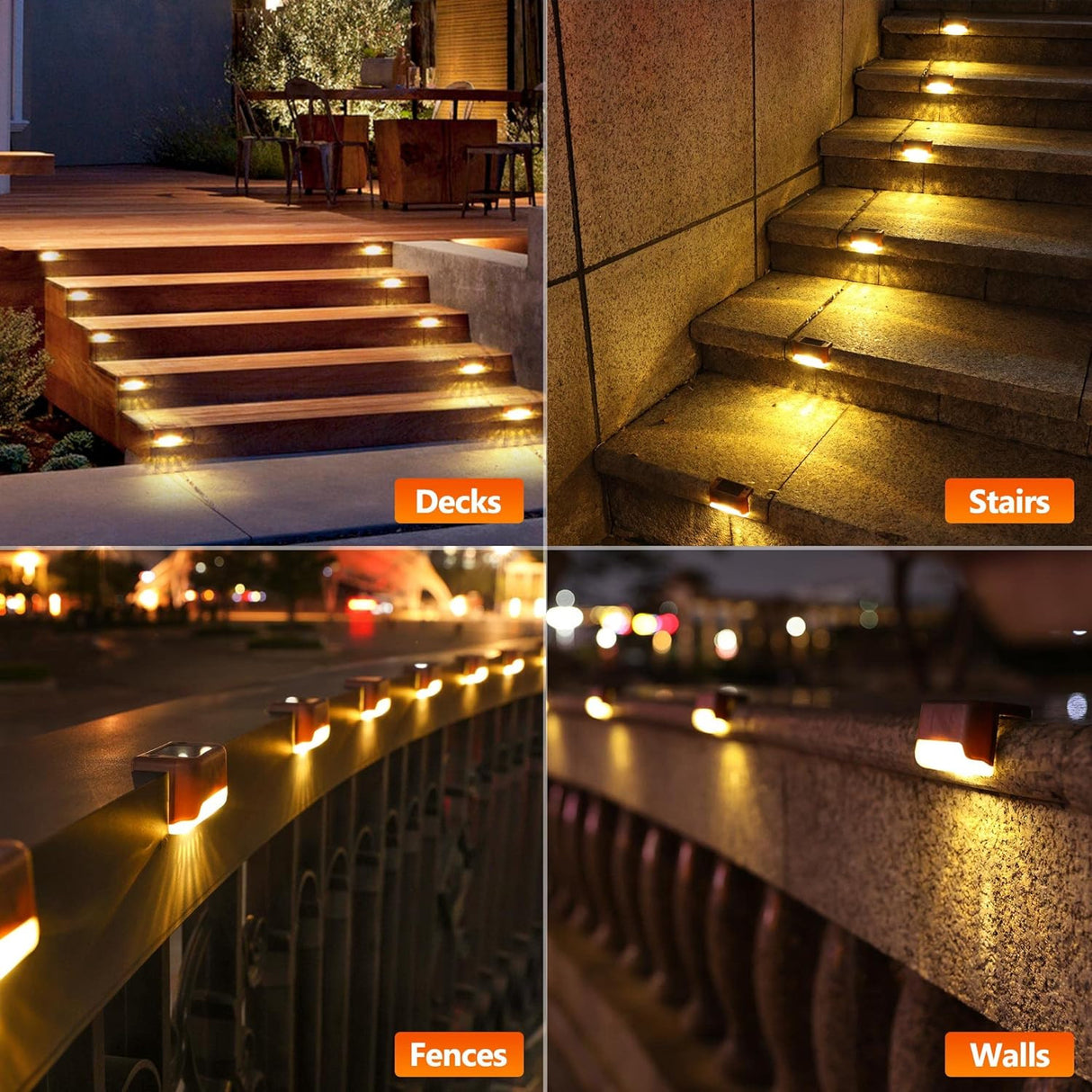 Solar Stair Lamp (4pcs)