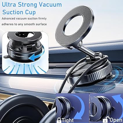 Vacuum Phone Holder 360 degree
