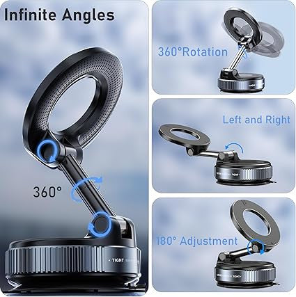 Vacuum Phone Holder 360 degree